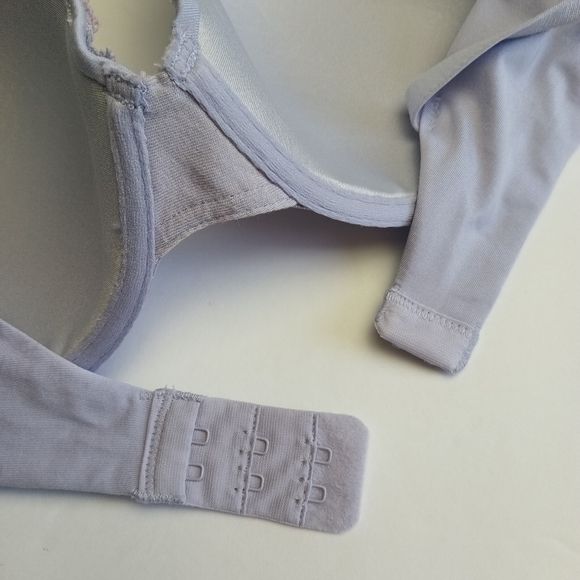 Warner's Underwire Bra Lightly Padded - Women's Size 36C Lavender Lace - Picture 7 of 9